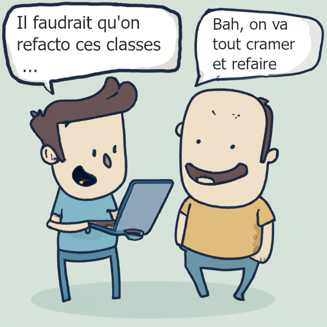 Il faudrait refacto ces classes... bah on va tout cramer et refaire